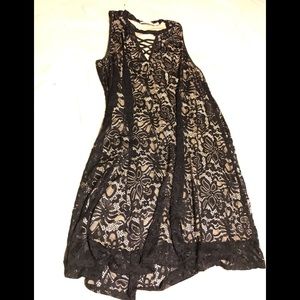 Lace choker dress